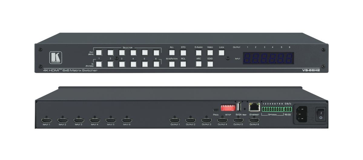 4K HDMI Matrix-Schalter VS-66H2 4K HDMI Matrix-Schalter VS-66H2