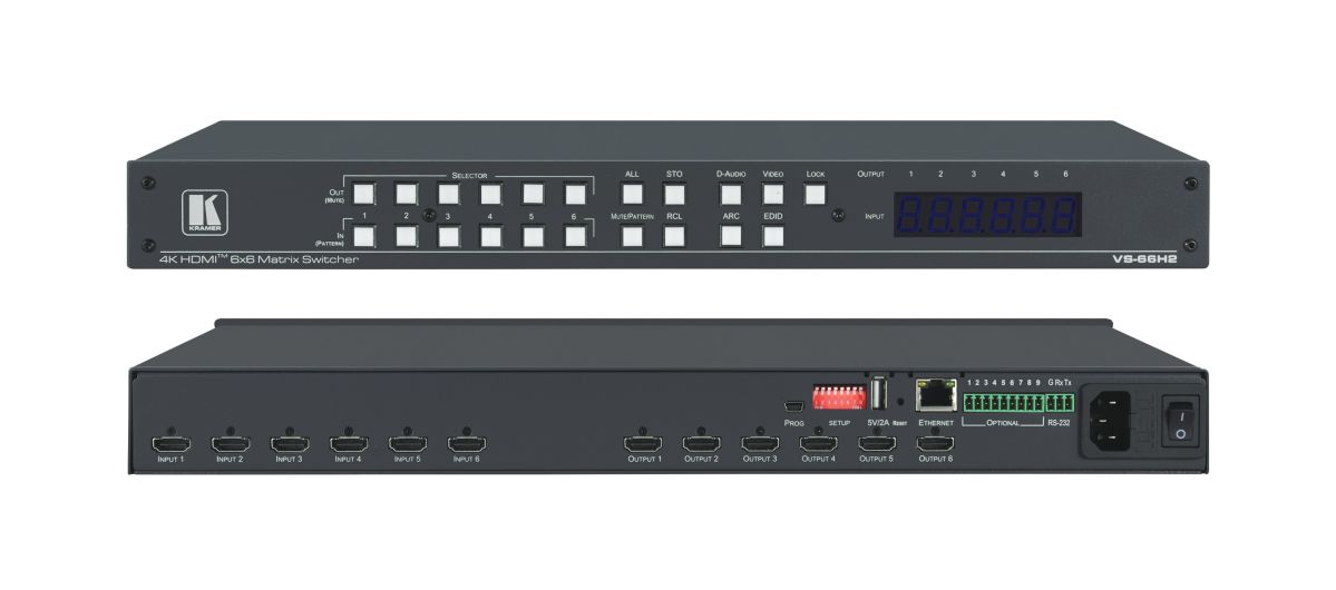 4K HDMI Matrix-Schalter VS-66H2