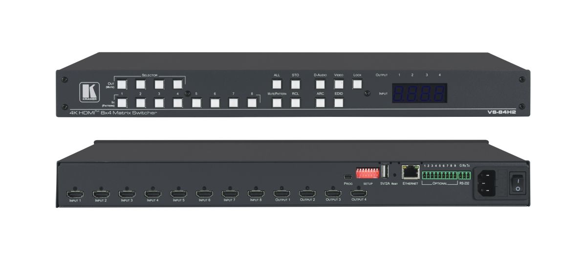 4K HDMI Matrix-Schalter VS-84H2 4K HDMI Matrix-Schalter VS-84H2