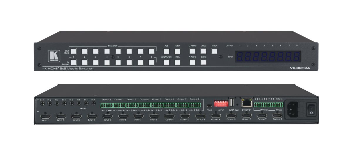 4K HDMI Matrix-Schalter VS-88H2A 4K HDMI Matrix-Schalter VS-88H2A