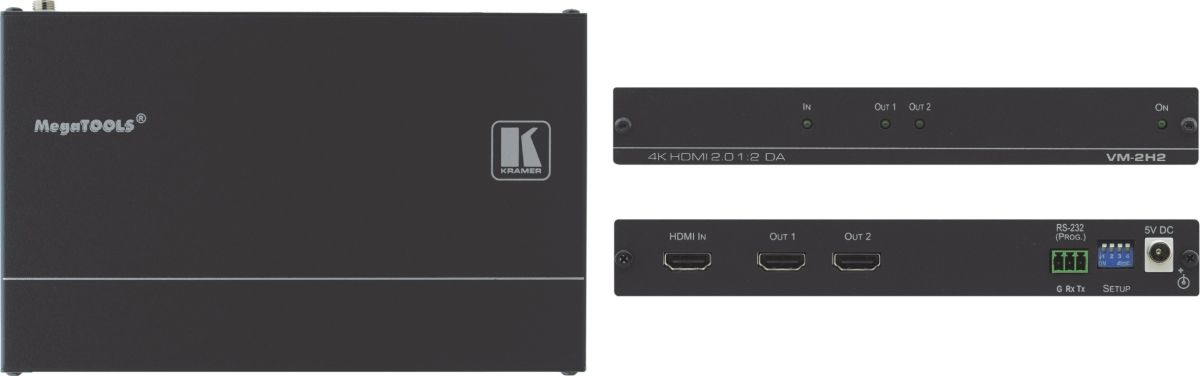 4K HDMI-Verteilverstärker VM-2H2 4K HDMI-Verteilverstärker VM-2H2