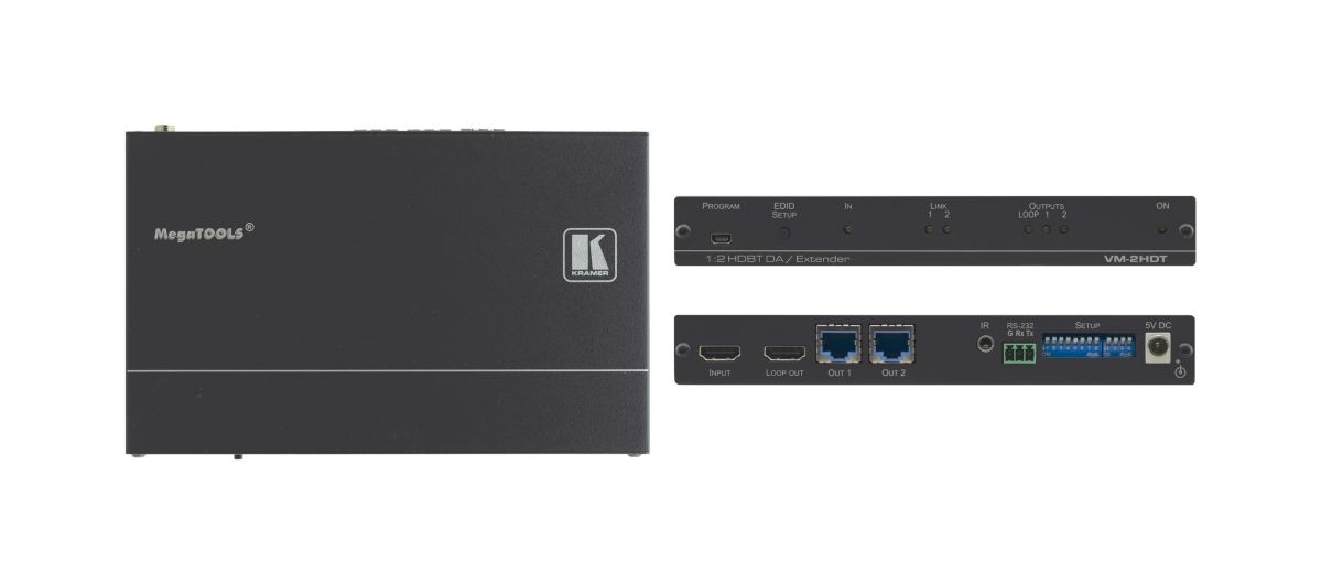 4K HDMI-Verteilverstärker VM-2HDT