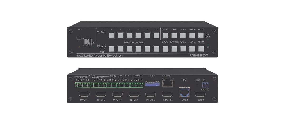 4K Matrixschalter VS-62DT