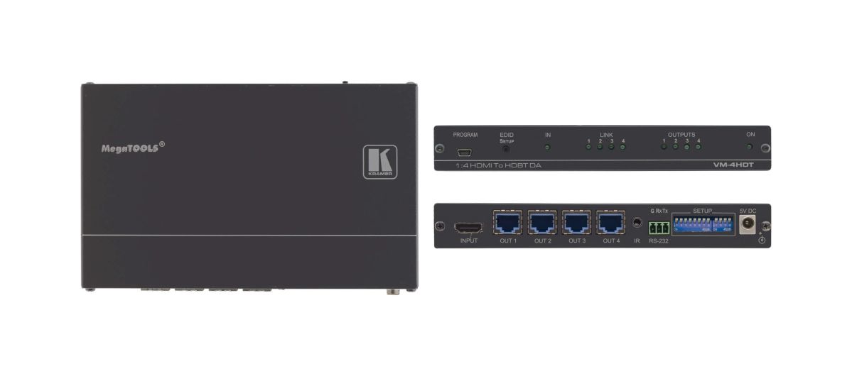4K Verteilverstärker VM-4HDT 4K Verteilverstärker VM-4HDT