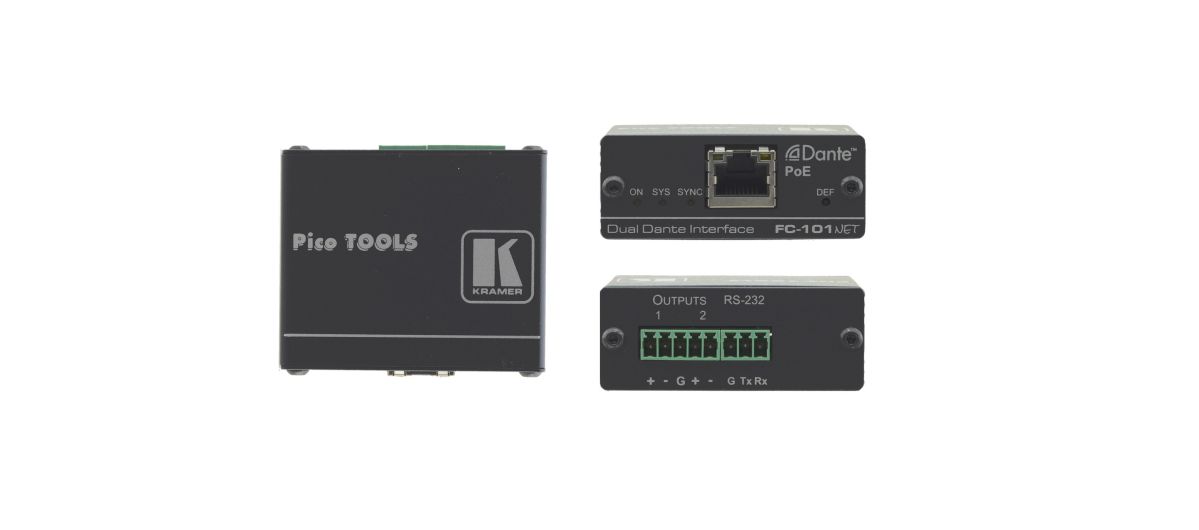 Dante-Decoder/Empfänger FC-101NET Dante-Decoder/Empfänger FC-101NET