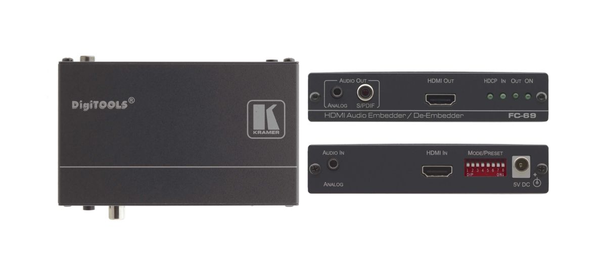 HDMI-Audio Ein/Auskoppler FC-69 HDMI-Audio Ein/Auskoppler FC-69