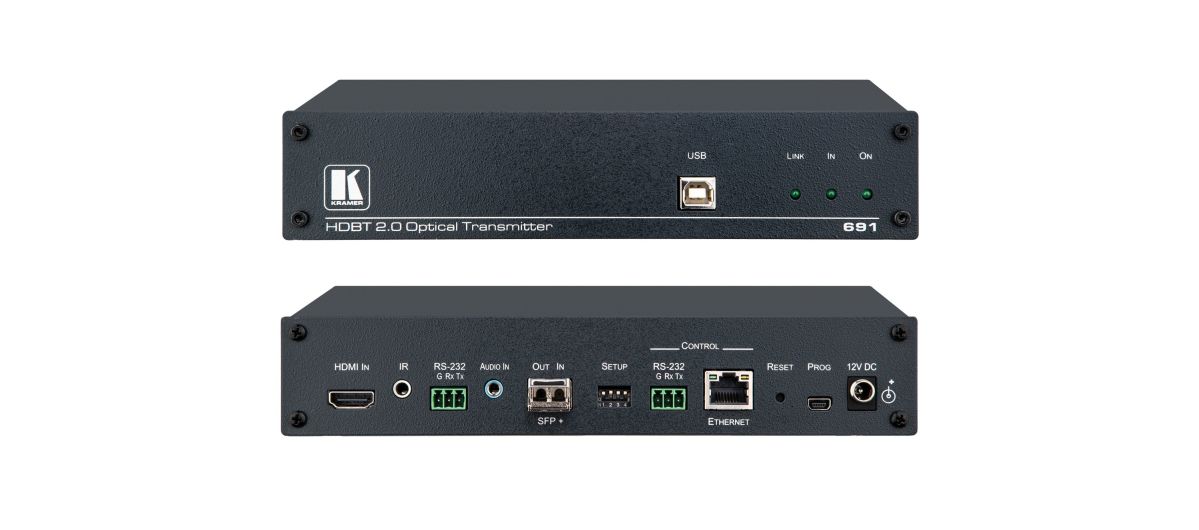 LWL-Übertrager mit USB 691 LWL-Übertrager mit USB 691