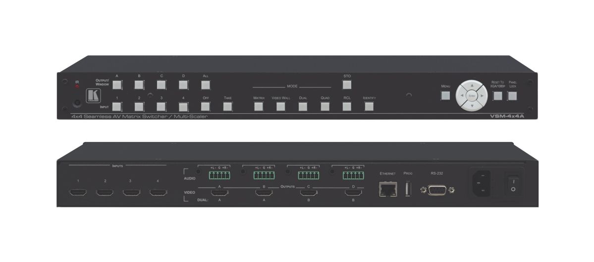 Matrixschalter/MultiScaler VSM-4X4A Matrixschalter/MultiScaler VSM-4X4A