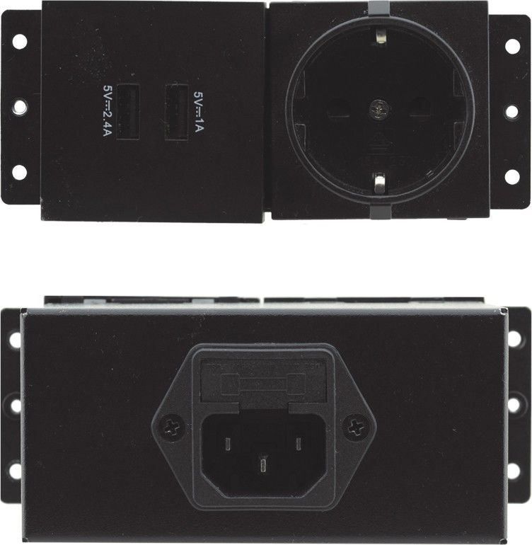 TBUS Dual socket module TS-2UC/DE