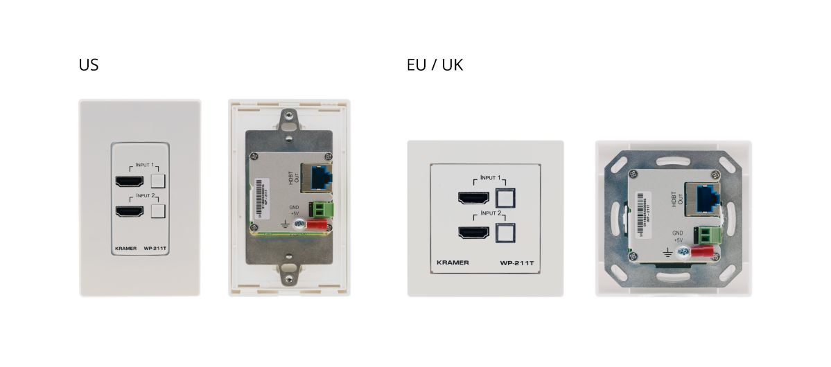 Wall-Plate Auto-Switcher WP-211T/US(W/B)