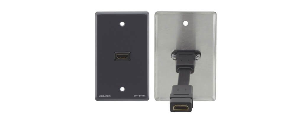 Wand-Anschlussfeld WP-H1M(WP-HDMI1M)099 Wand-Anschlussfeld WP-H1M(WP-HDMI1M)099