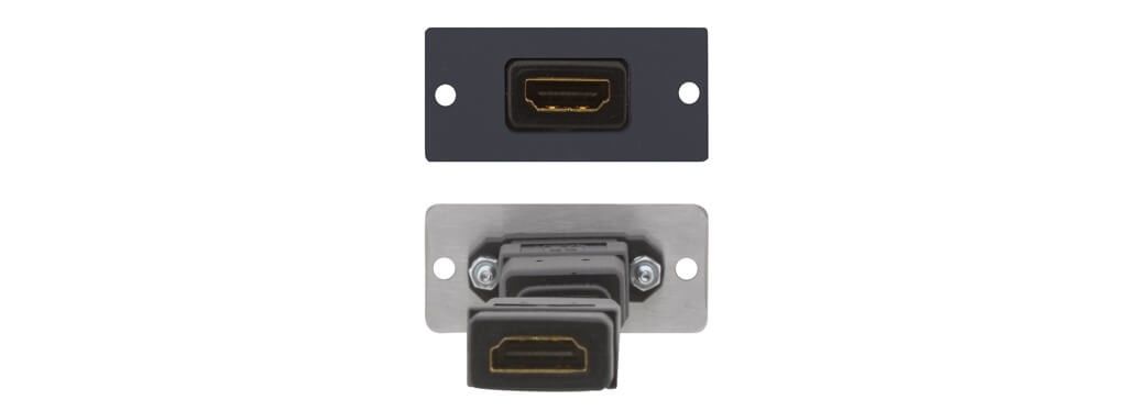 Wandplatten-Einsatz W-H(W-HDMI)(B) Wandplatten-Einsatz W-H(W-HDMI)(B)