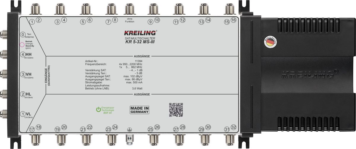 Multischalter KR 5-32 MS-III Multischalter KR 5-32 MS-III