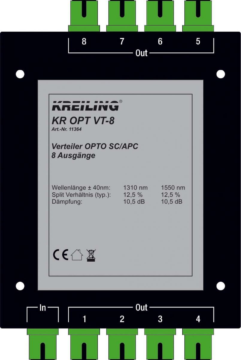 Verteiler OPTO SC/APC KR OPT VT-8