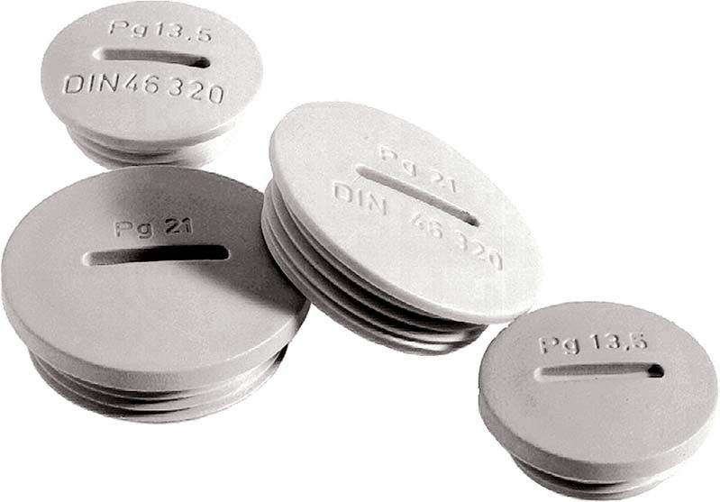 Blindverschraubung BLK Pg29 R7035 LGY