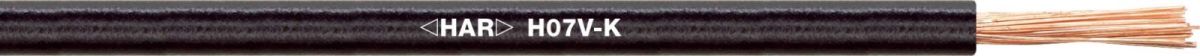 Schnittlänge Einzelader flexibel H07V-K 120mm² schwarz