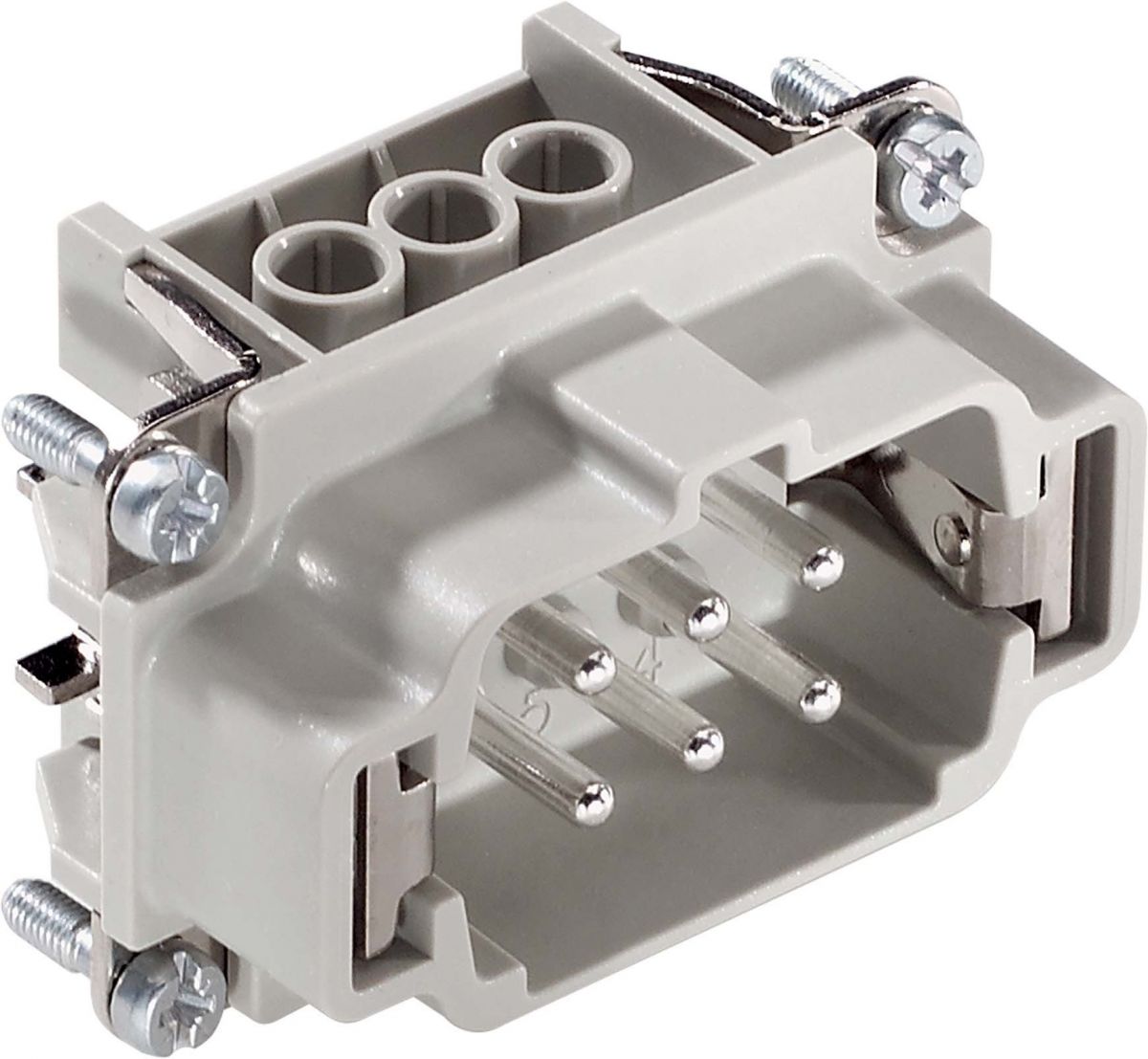 Industr.-Rechtecksteck-Kit H-BE 6 SS TS M20