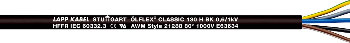 ÖLFLEX CLASSIC 130 H BK 1123439 ÖLFLEX CLASSIC 130 H BK 1123439