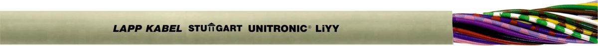 Línea de impuesto flexible unitronic liyy 40x0,25mm² cable Lapp 1-100m 0028340