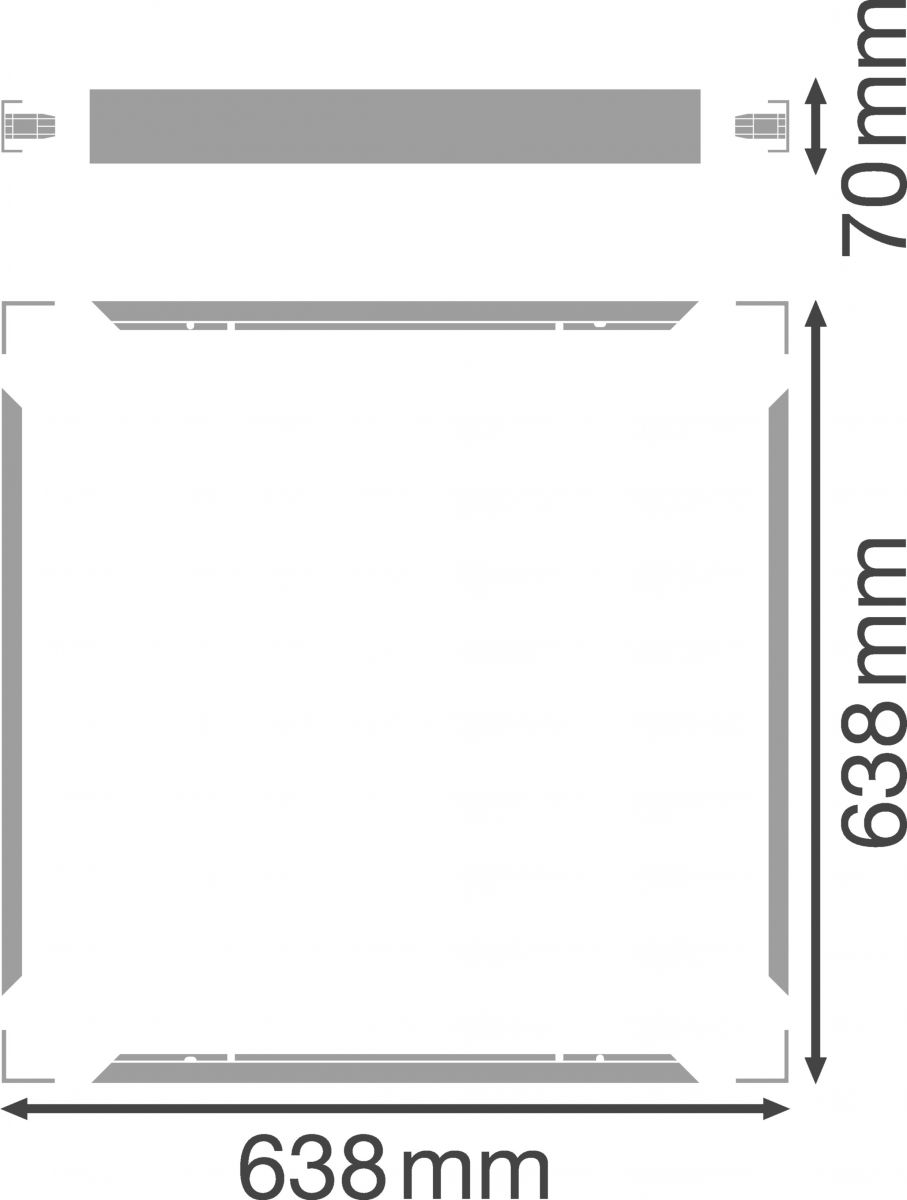 Aufbaurahmen M625 PL625SUR.MOUNTH70VAL