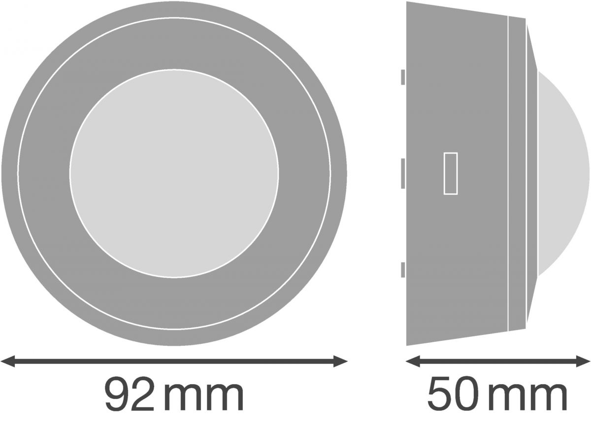 Decken-Bewegungsmelder SENSORCEL.360DIP44WT