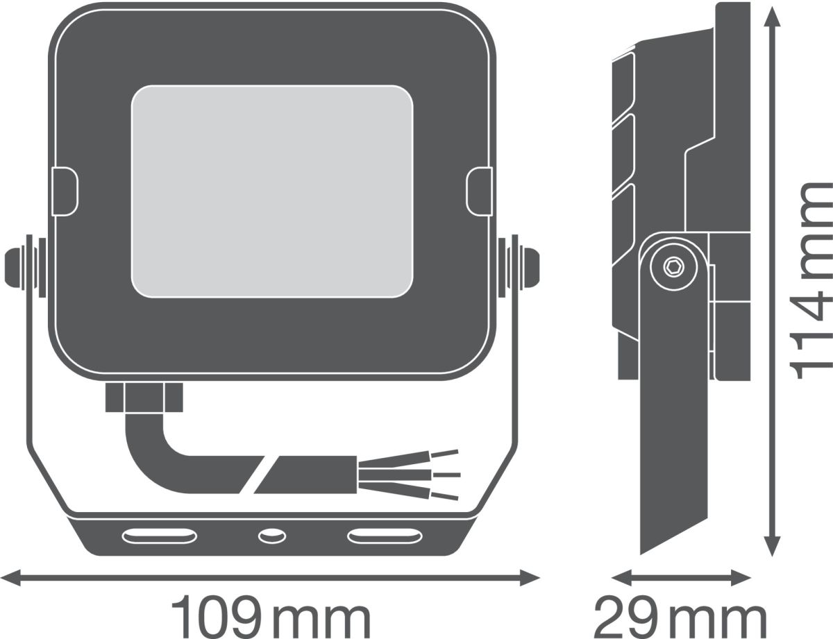 LED-Fluter FLCOMPV10W830SY100BK