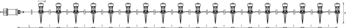 LED-Lichterkette 18lg. ENDURA#4058075478473