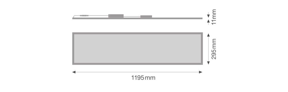 LED-Panel HCL BIOLUXPL1200S37WTWZB