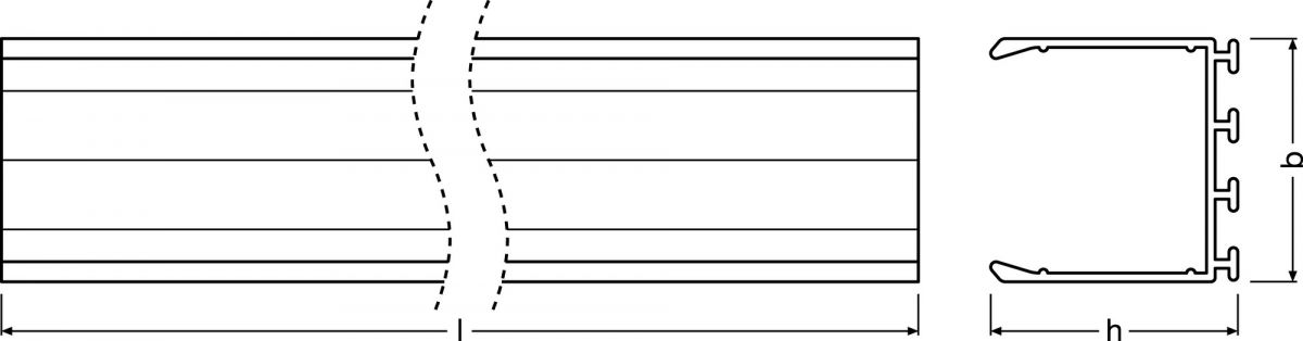 LED-Profilschiene LSAYPW03U/26X26/14/2
