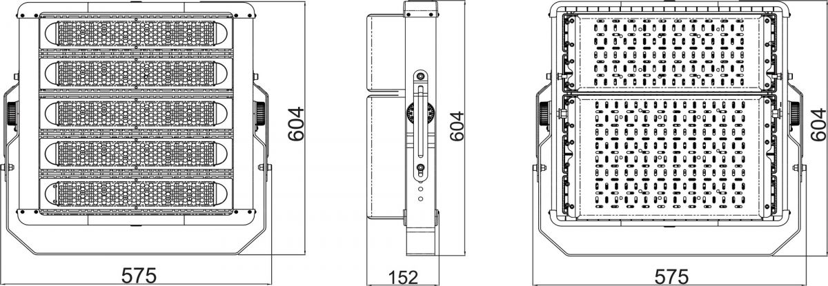 LED-Scheinwerfer ECOHPFL500W857W67500