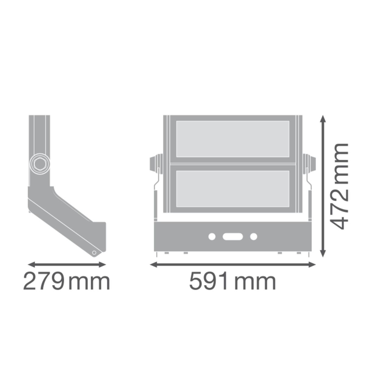 LED-Scheinwerfer FLMAXLUM600W757ASYM