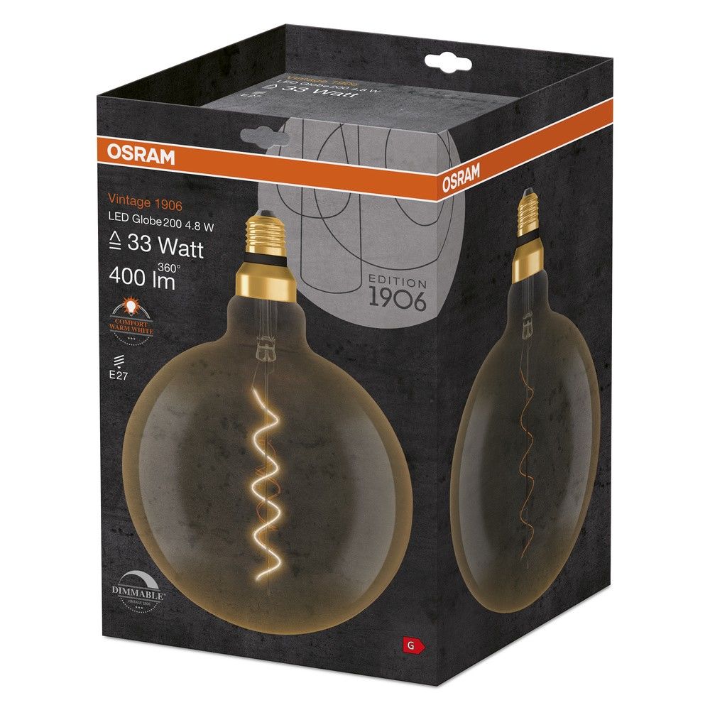 LED-Vintage-Lampe E27 V1906GL200D334.8W/22