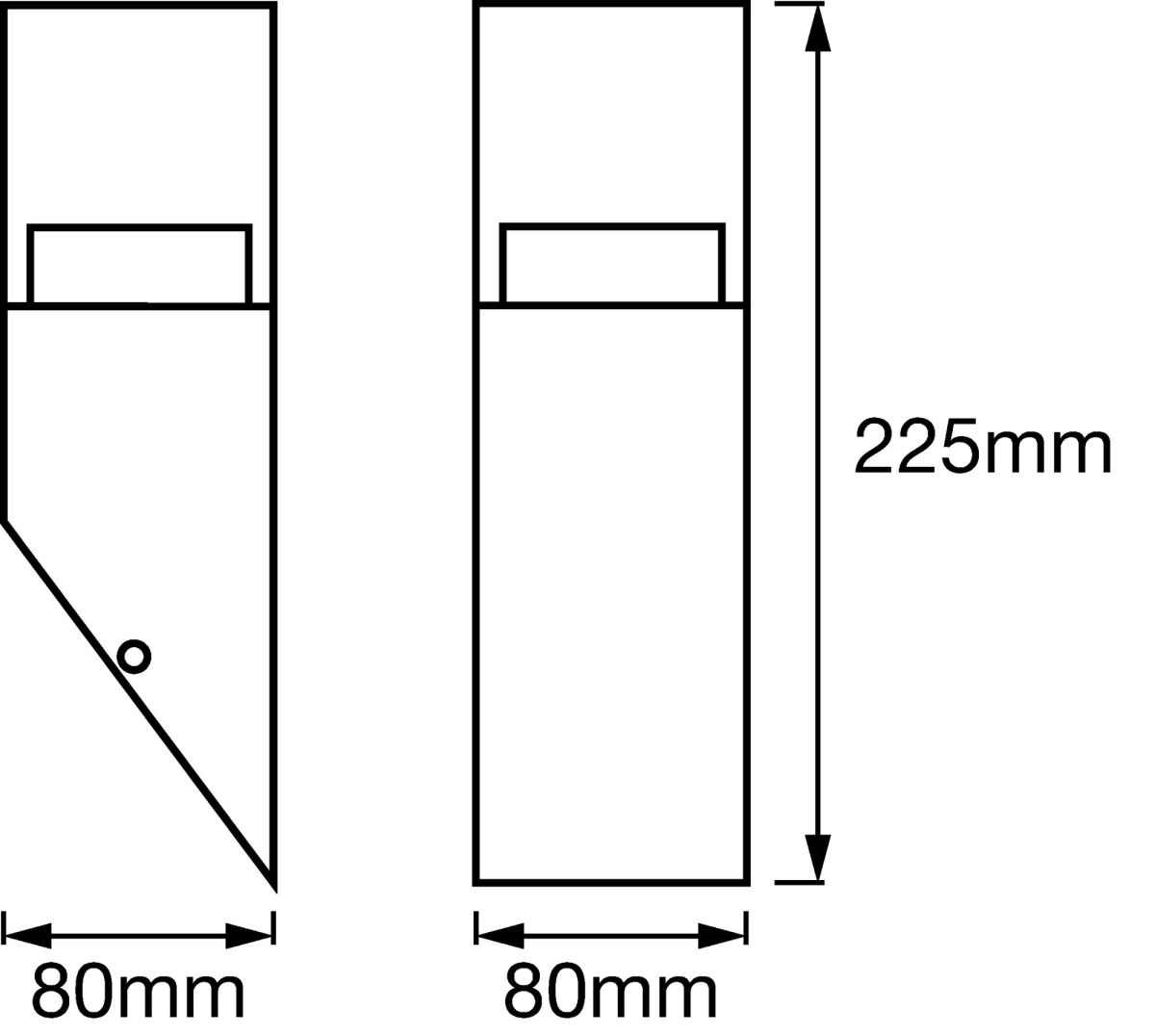 LED-Wandleuchte ENDURA#4058075474215