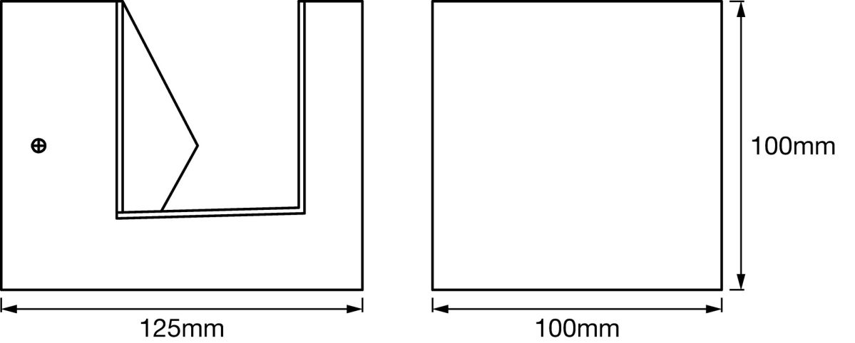 LED-Wandleuchte ENDURA#4058075477896