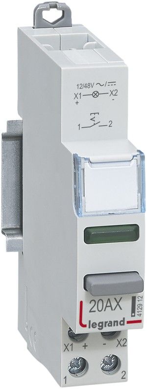 412914 CX3 Tastschalter 20A 1S+LICHTS.GN