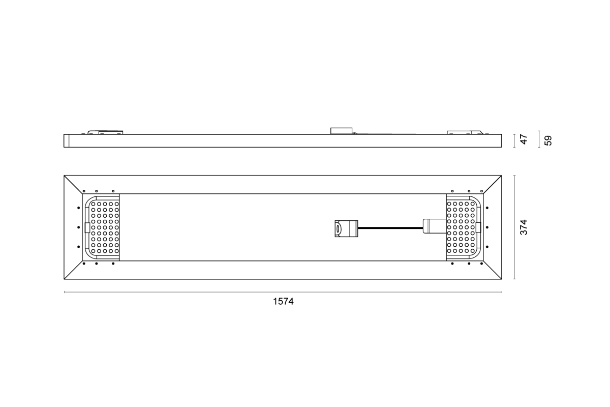 LED-Aufbauleuchte 161595400162