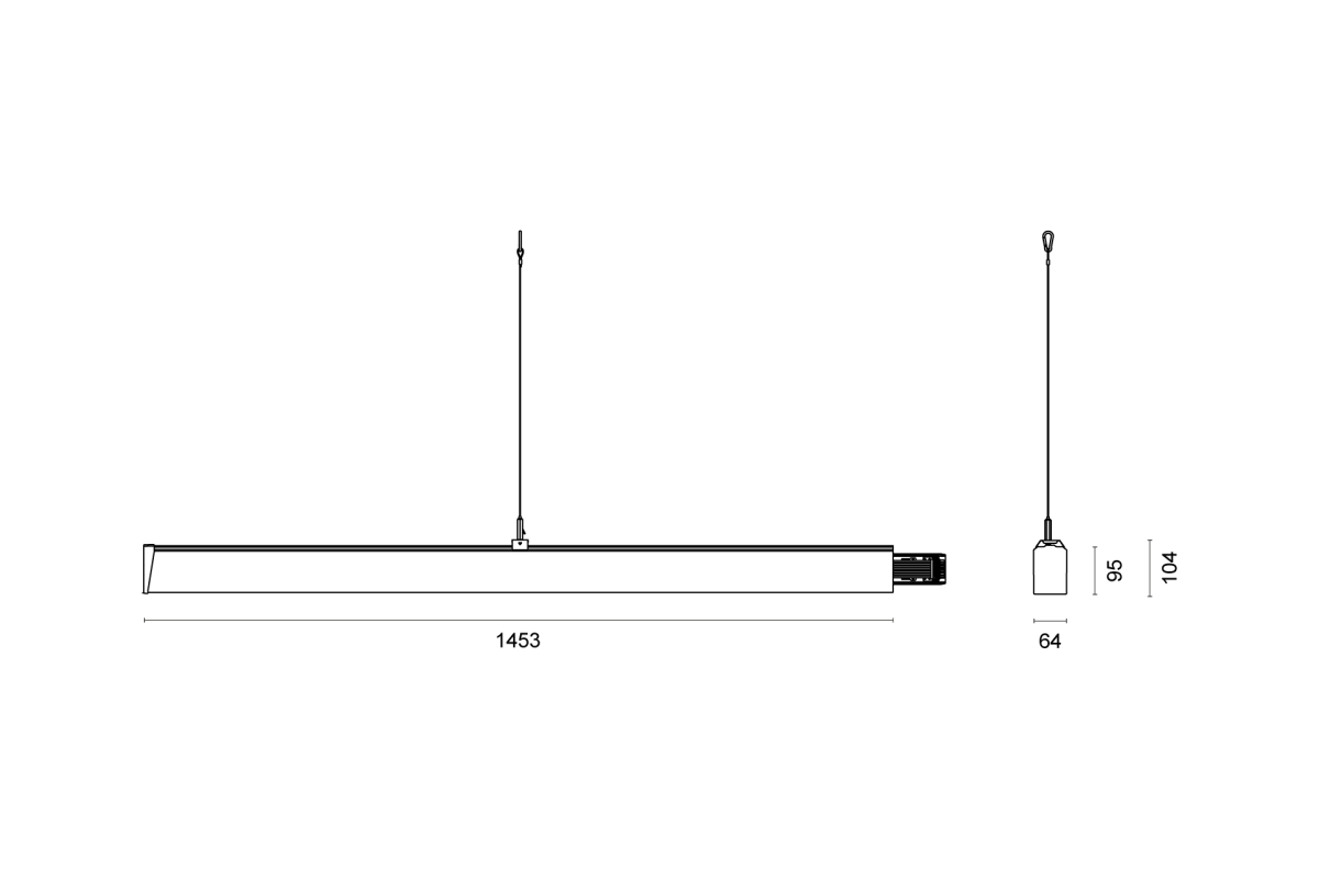 LED-Büroleuchte 122500110069