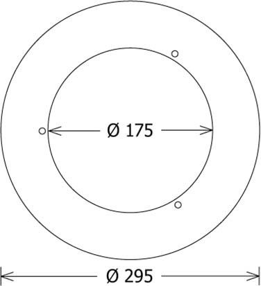 Deckenausgleichsring ZDAR 175.215-275 ws