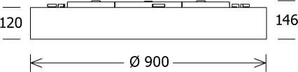 LED-Anbauleuchte PLL 20.900.40DALopal