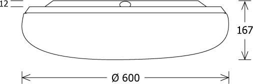 LED-Anbauleuchte TIBI-A 6003840DA alu