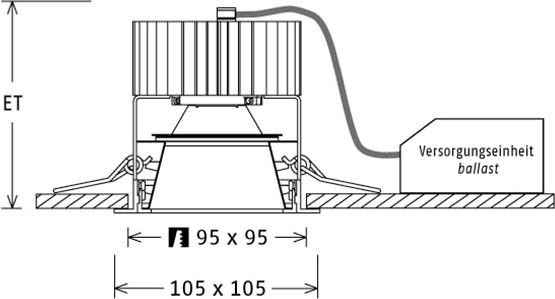 LED-Einbaudownlight FLIQ 200.2027.01D si