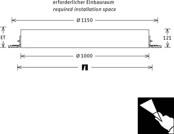 LED-Einbauleuchte PLL251000401/DALI