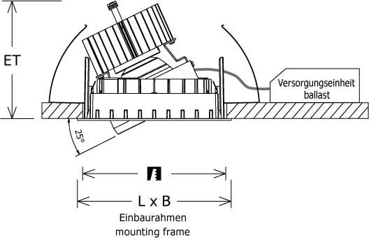 LED-Einbaustrahler SCEKLP 10.2030.35 si