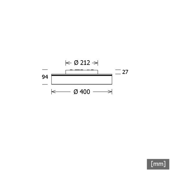LED-Leuchte LUNXS200.830.1DALIsw