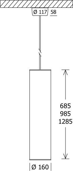 LED-Pendelleuchte LEPO-5 068.2040/DALI