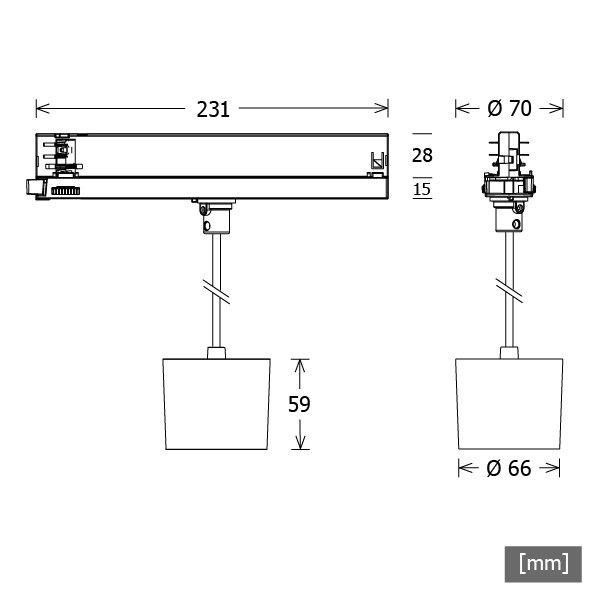 LED-Pendelleuchte ORYOP101.930.15CASsw