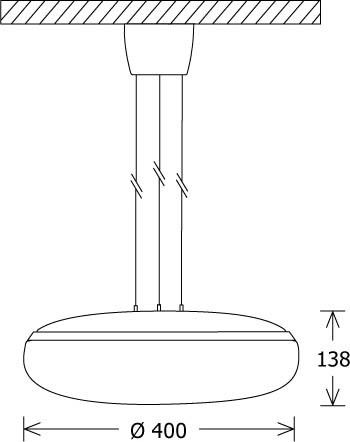 LED-Pendelleuchte TIBI-P 4001940DA alu