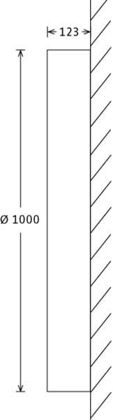 LED-Wandleuchte PLL231000301/DALI si