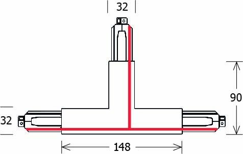 T-Verbinder ST-A T/PE-OUT-R/9014