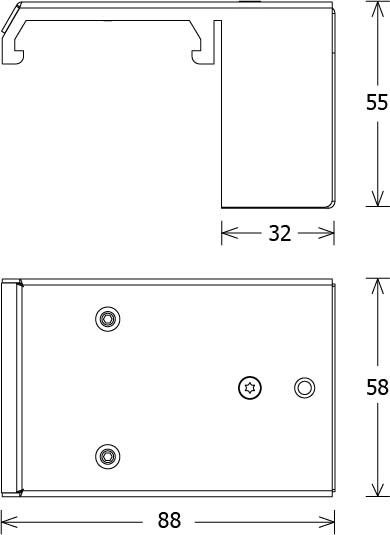Wandhalter LK-Z 060.114 sw